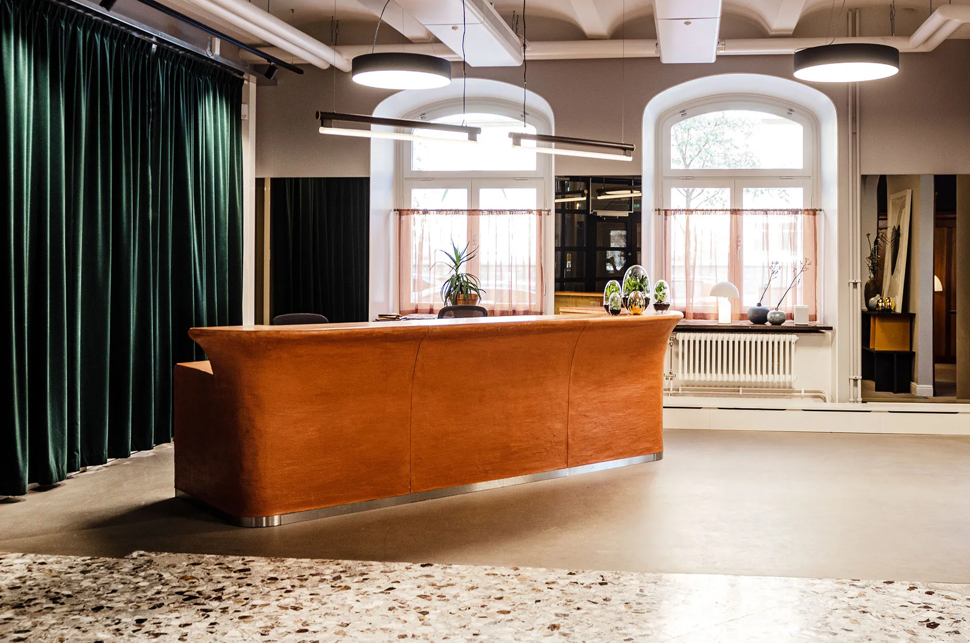 Interior of the shared agency offices