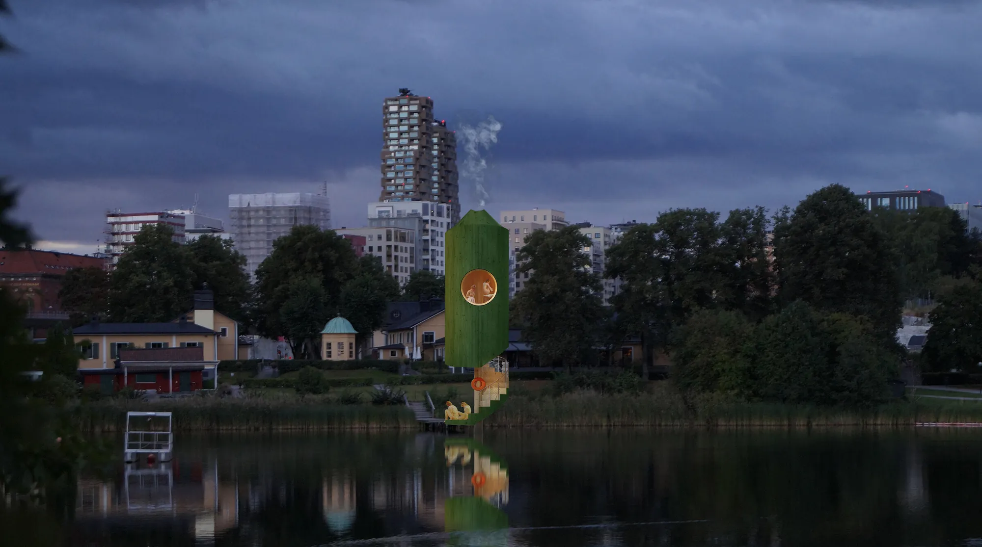 Sauna at Brunnsviken