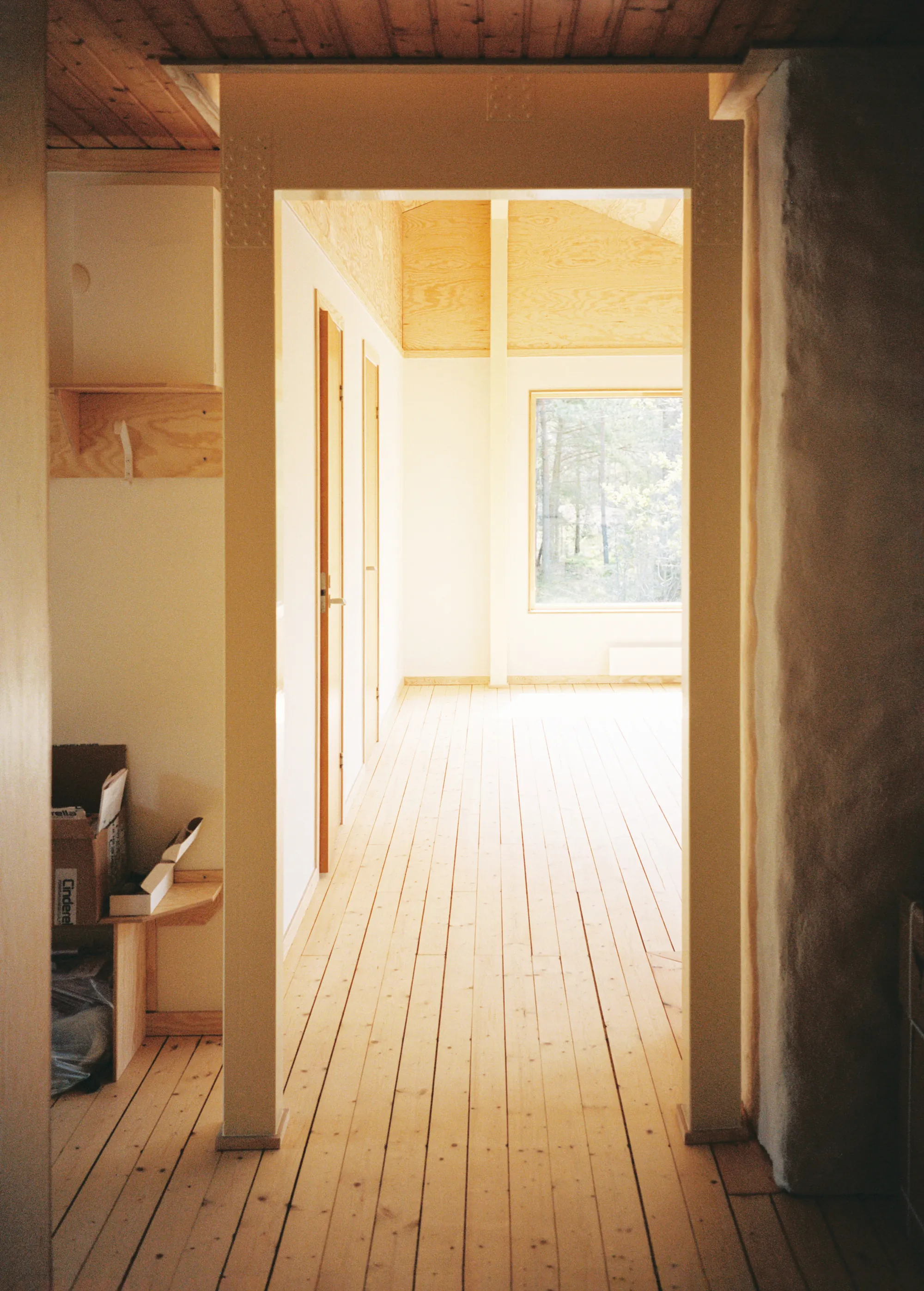 Interior looking through the plan